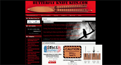 Desktop Screenshot of butterflyknifekits.com